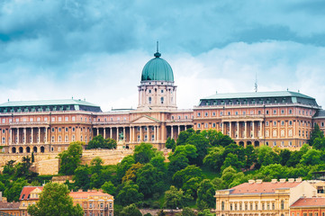 Obraz premium Buda Castle - Budapest, Hungary - landmark, tourist attraction