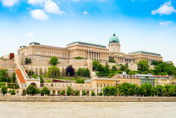Fototapeta premium Buda Castle - Budapest, Hungary - landmark, tourist attraction
