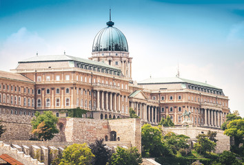 Fototapeta premium Buda Castle - Budapest, Hungary - landmark, tourist attraction