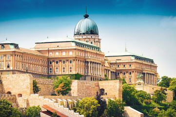 Buda Castle - Budapest, Hungary - landmark, tourist attraction