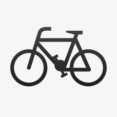 bike icon for mobile concept and web apps icon. Transparent outline, thin line icon for website design and mobile, app development