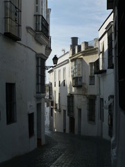 Fototapeta premium Cadiz. Arcos de la Frontera. Beautiful town of Cadiz. Andalusia,Spain