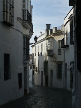 Cadiz. Arcos de la Frontera.  Beautiful town of Cadiz. Andalusia,Spain