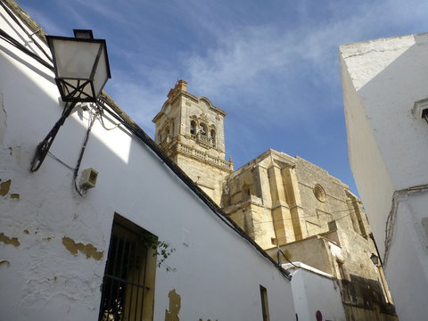 Cadiz. Arcos de la Frontera.  Beautiful town of Cadiz. Andalusia,Spain