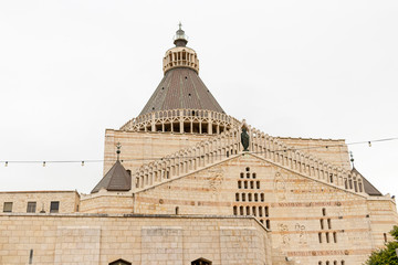 Basilica of the Annunciation in Nazareth. Israel.