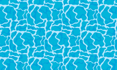Pool water texture, vector art illustration.
