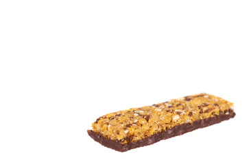 Healthy granola, energy, sport, breakfast and protein bar.