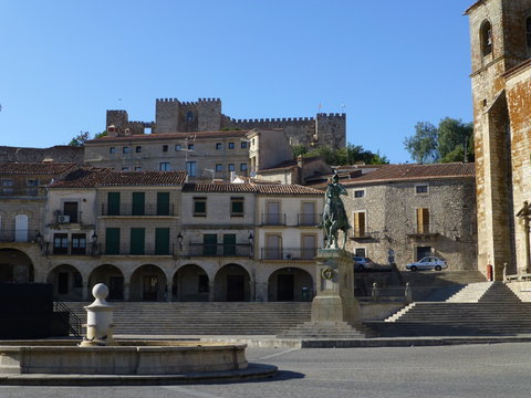 Extremadura. Historical village of Trujillo,Spain