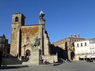 Fototapeta na wymiar Extremadura. Historical village of Trujillo,Spain