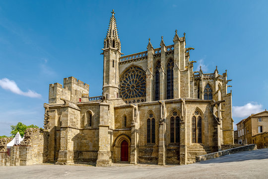 Carcassonne, France, UNESCO. Cathedral