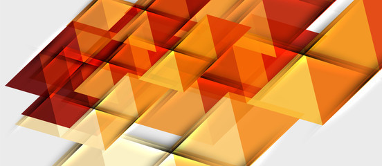 Fototapeta premium Abstract geometric background. Modern overlapping triangles. Unusual color shapes for your message. Business or tech presentation, app cover template