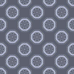 Grey monochrome pattern, geometric design