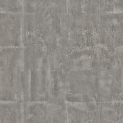 Fototapeta premium Unpainted concrete wall of gray color with damage on the surface