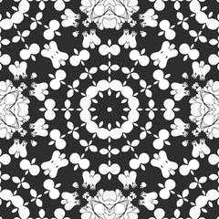 Black and white simple geometric pattern