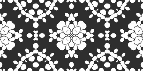 Black and white simple geometric pattern