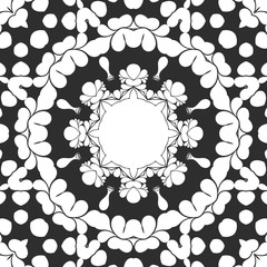 Black and white simple geometric pattern