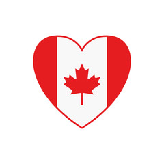 Canada symbol and maple leaf design