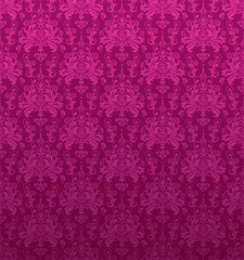 Background wallpaper of purple-pink color in vintage style for interior design, vector illustration