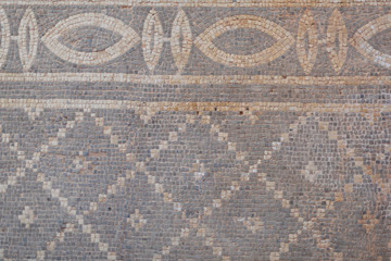 Background from ancient greek mosaic