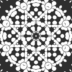 Black and white simple geometric pattern