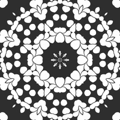 Black and white simple geometric pattern
