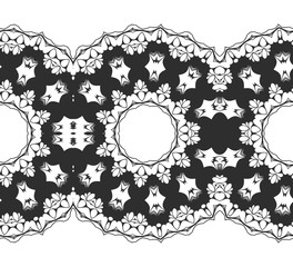 Black and white simple geometric pattern