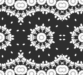 Black and white simple geometric pattern