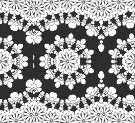 Black and white simple geometric pattern