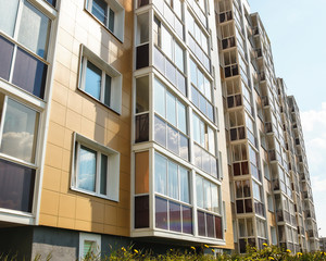 new multi-storey residential building in the background