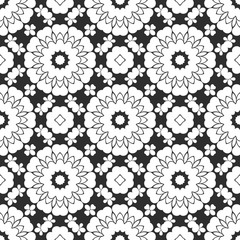 Black and white simple geometric pattern