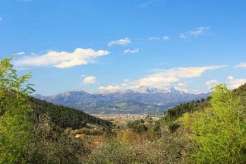 Fototapeta na wymiar View of the Dolomites, Italy
