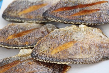 Fried fish is tasty at street food