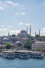 Naklejka premium view of mosque in Istanbul