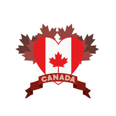 Canada symbol and maple leaf design
