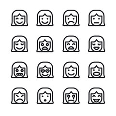 emoji woman faces