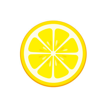 slice of yellow Orange, fruit pattern vector illustration sketch isolated on white background