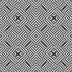 Black and white abstract pattern, wintage, retro style