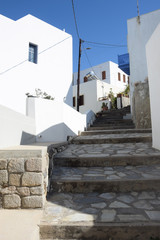 Treppe in Mandraki, Nysiros