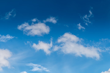 blue sky and white clouds background