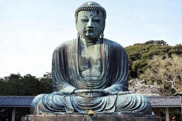 Kamakura Daibutsu, the Great Buddha of Kamakura, Japan