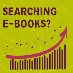 Writing note showing Searching E Booksquestion. Business photo showcasing Looking for online literature modern reading