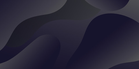 Abstract dark blue and black color technology modern background design vector Illustration. dark cloth background abstract with soft waves. For poster, banner, ads, website.