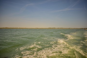 Vista de la lguna de Venecia