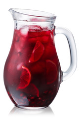 Iced pomegranate lemonade jug, paths