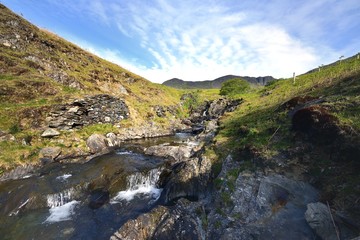 Summers Cove Beck and the waste slate