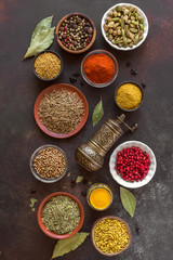 Obraz na płótnie Canvas Spices Assortment