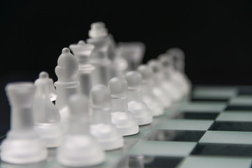 chess on a board
