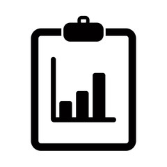 column chart - check list icon