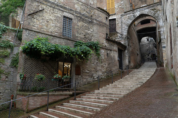 Fototapeta na wymiar Door of Saint Ercolano in Perugia - Italy