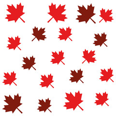 Maple leaf of canada background design